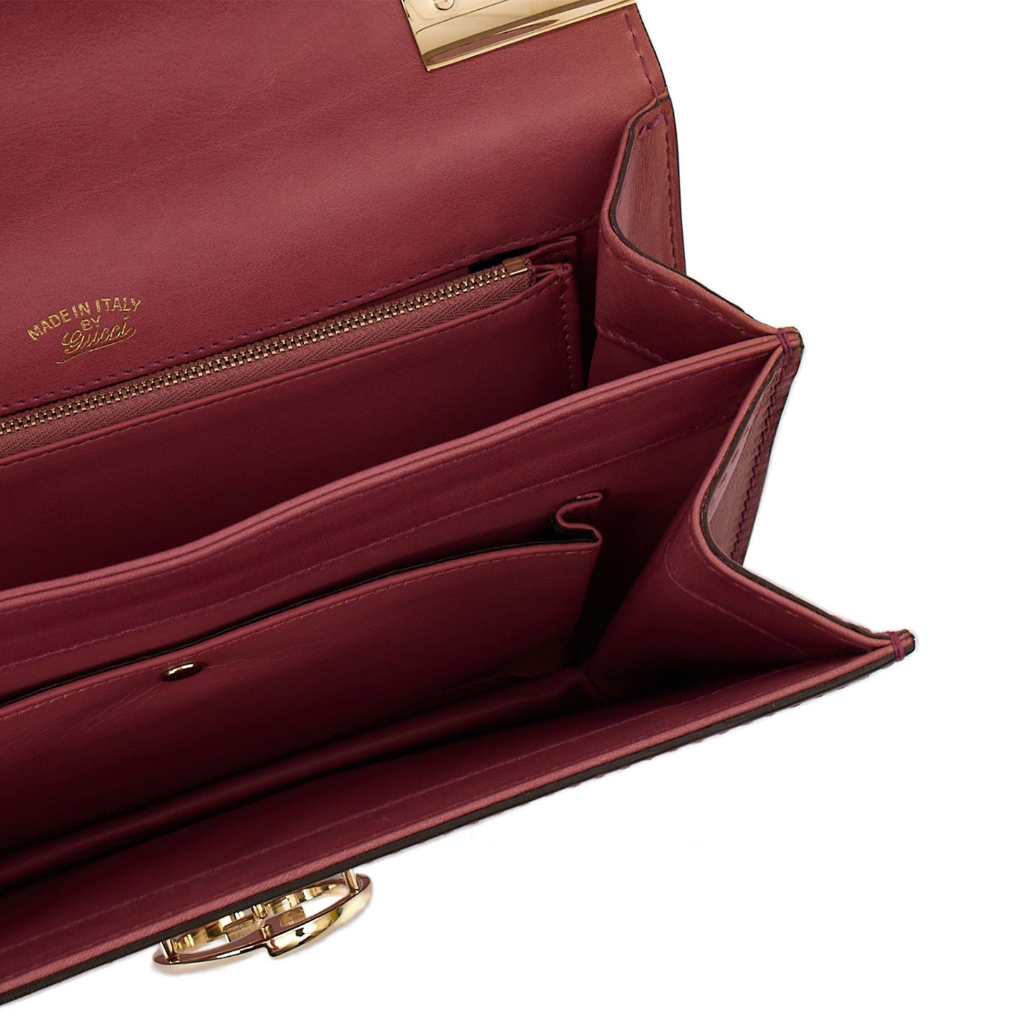 Gucci Shoulder Bag 1973 Crossbody in Pink, Leather — Alternate View 7
