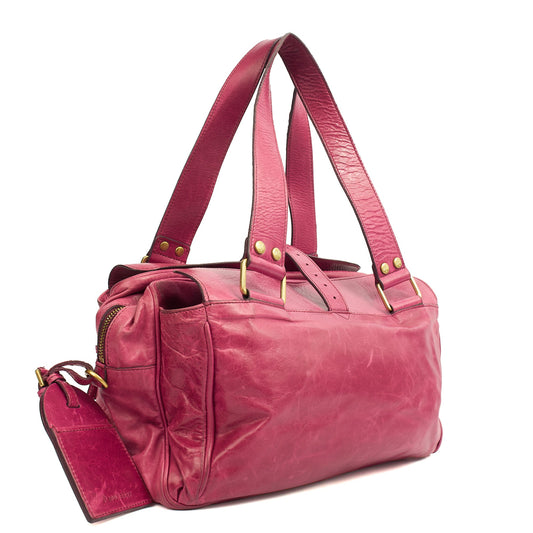 Mulberry Shoulder Bag Mabel in Pink, Leather — Side View