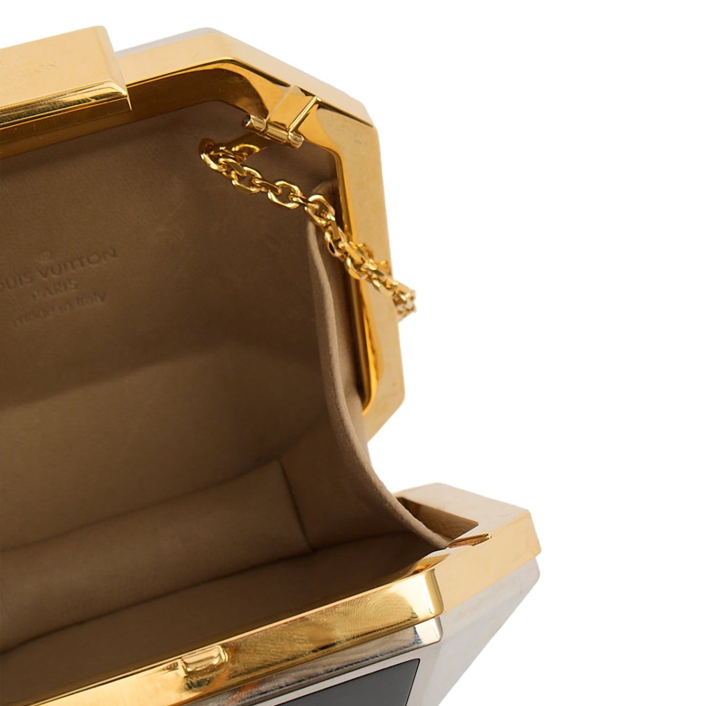 Louis Vuitton Mini Bag Motard Minaudiere Clutch in Black, Other — Alternate View 7