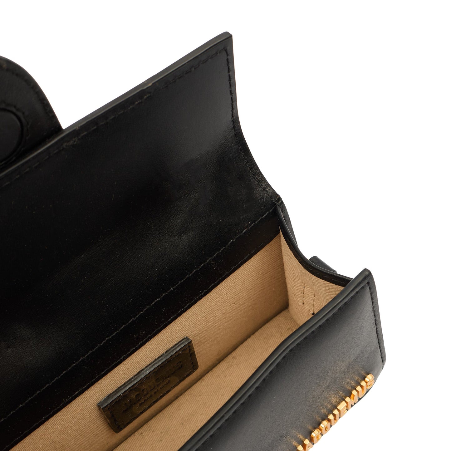 Jacquemus Cross Body Le Bambino in Black, Leather — Alternate View 7