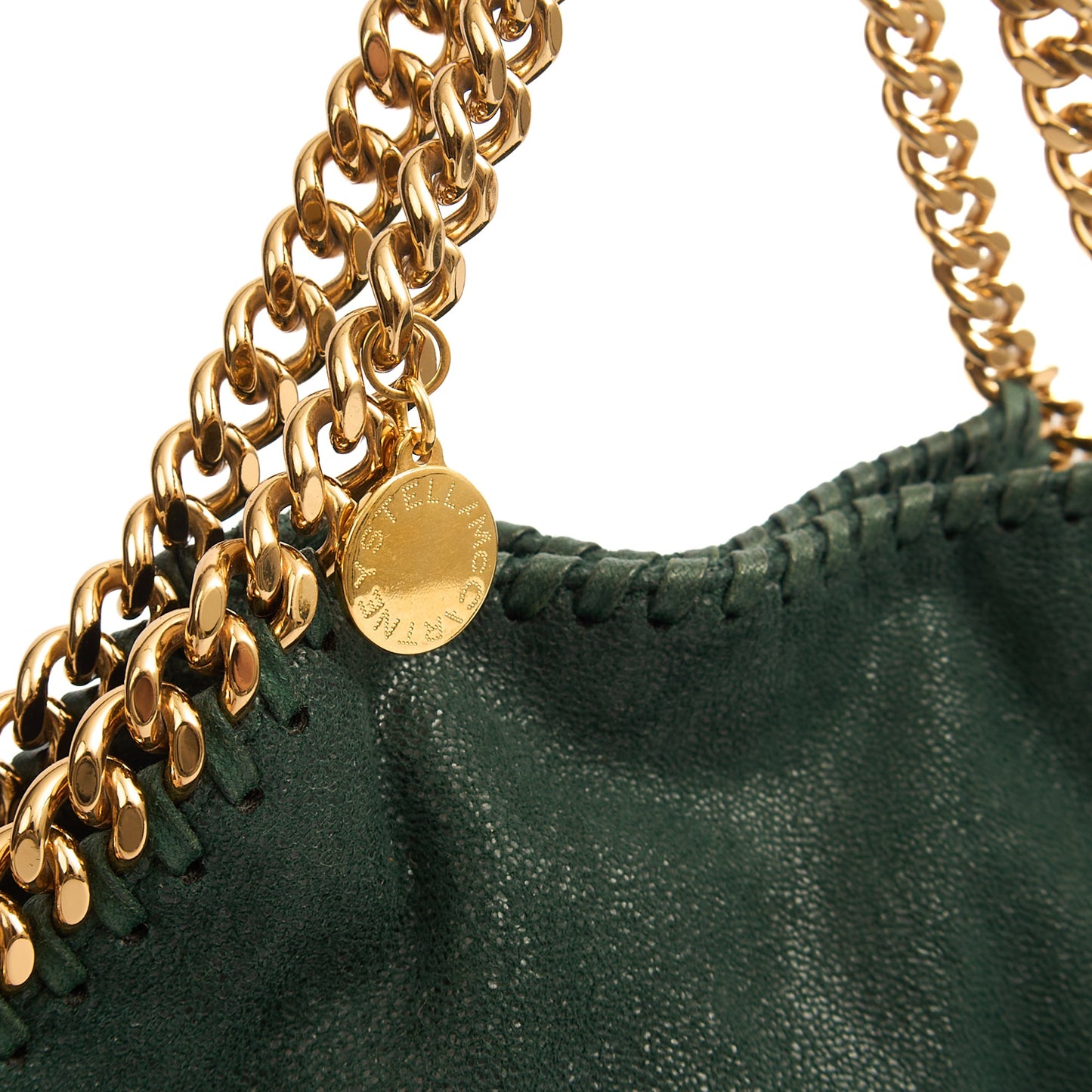 Stella McCartney Tote Falabella Mini Tote in Green, Vegan Leather — Alternate View 18