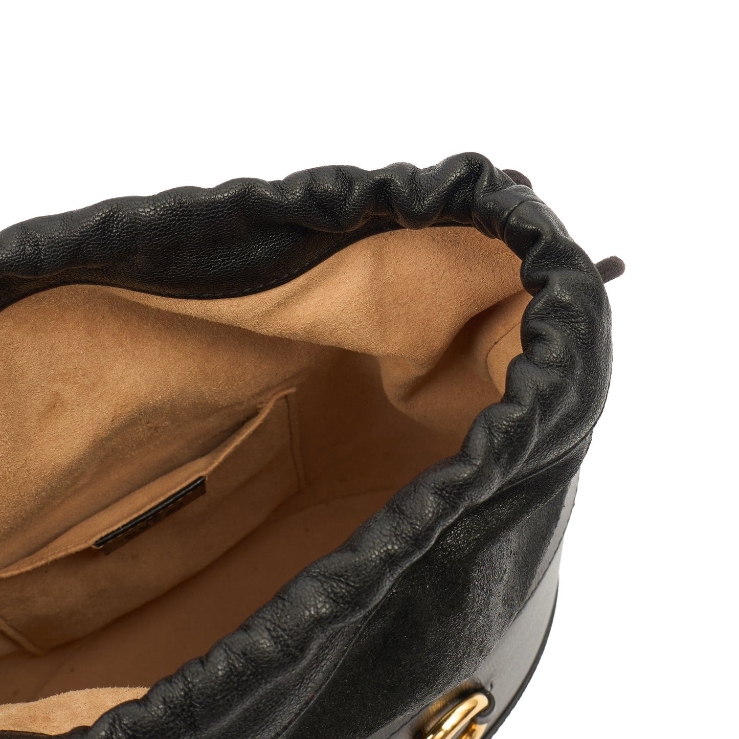 Gucci Bucket Bag Horsebit 1955 Shoulder Bag in Black, Leather — Alternate View 12