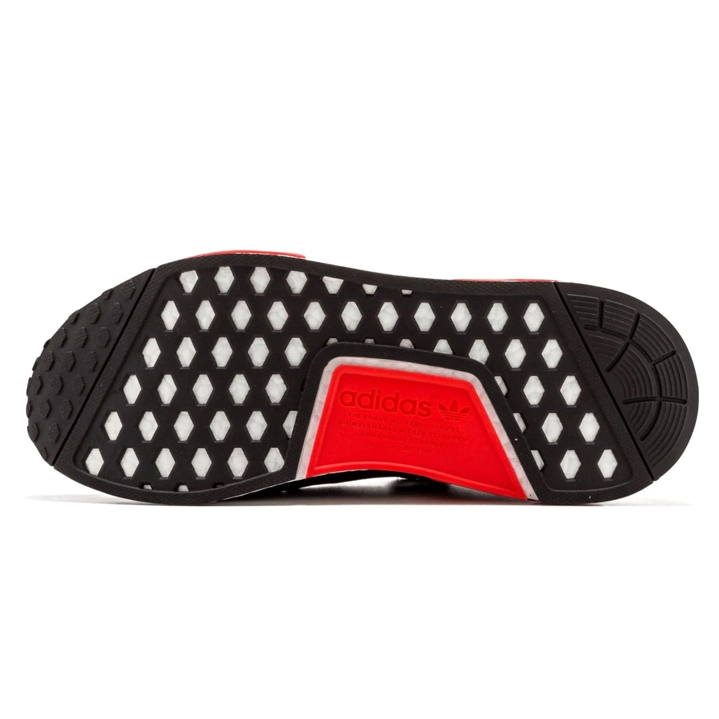 Adidas NMD_R1 'Bred' — UK 3.5 | EU 36 | US 4 — Detail View
