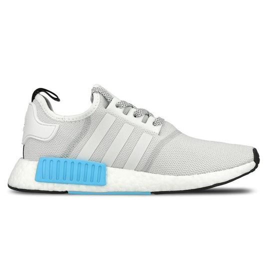 Adidas NMD_R1 Reflective White-Bright Cyan — UK 3.5 | EU 36 | US 4 — Side View