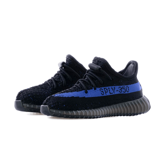 Yeezy Boost 350 V2 Infants 'Dazzling Blue' — UK 0k | EU 16 | US 1k — Side View