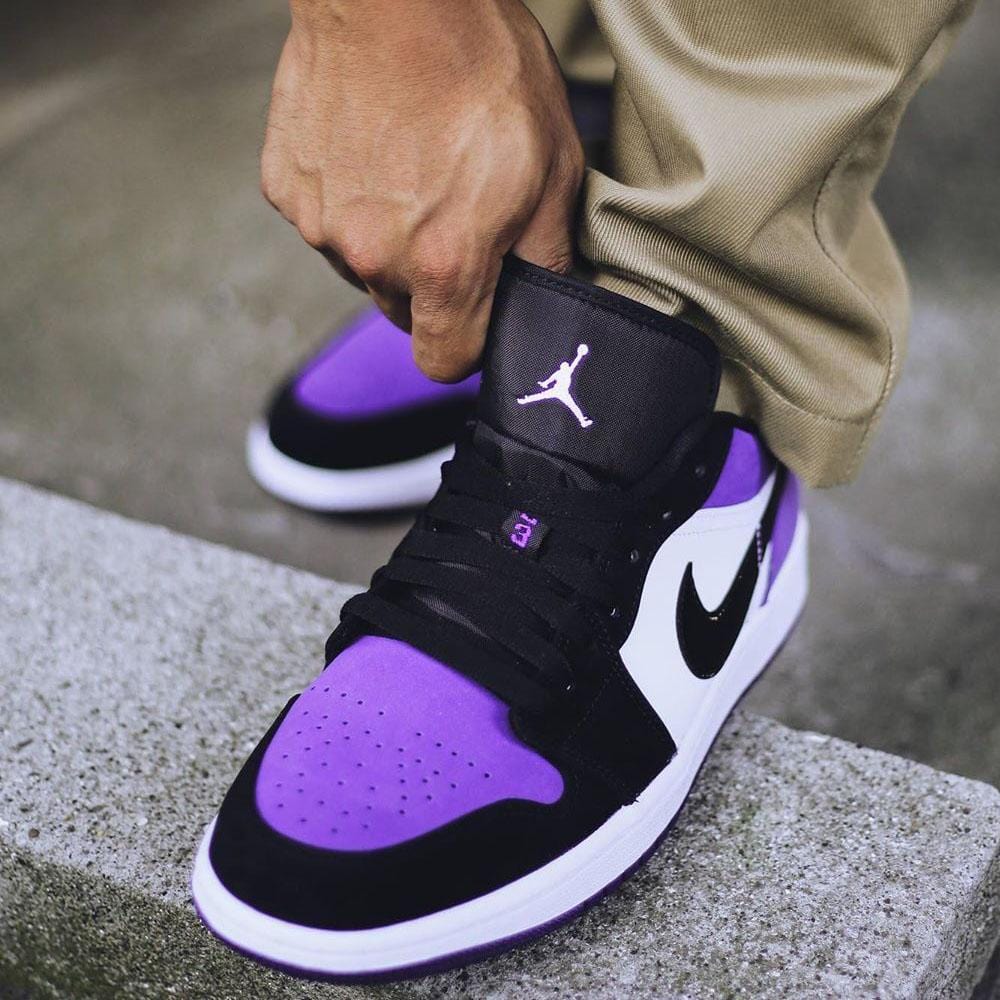 Air Jordan 1 Low 'Court Purple' 2019 — UK 3 | EU 35.5 | US 3.5 — Alternate View 7