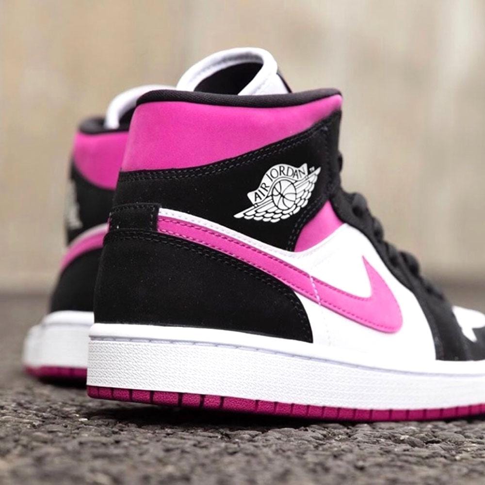 Air Jordan 1 WMNS Mid 'Black Cactus Flower' — UK 3.5 | EU 36 | US 4 — Alternate View 8