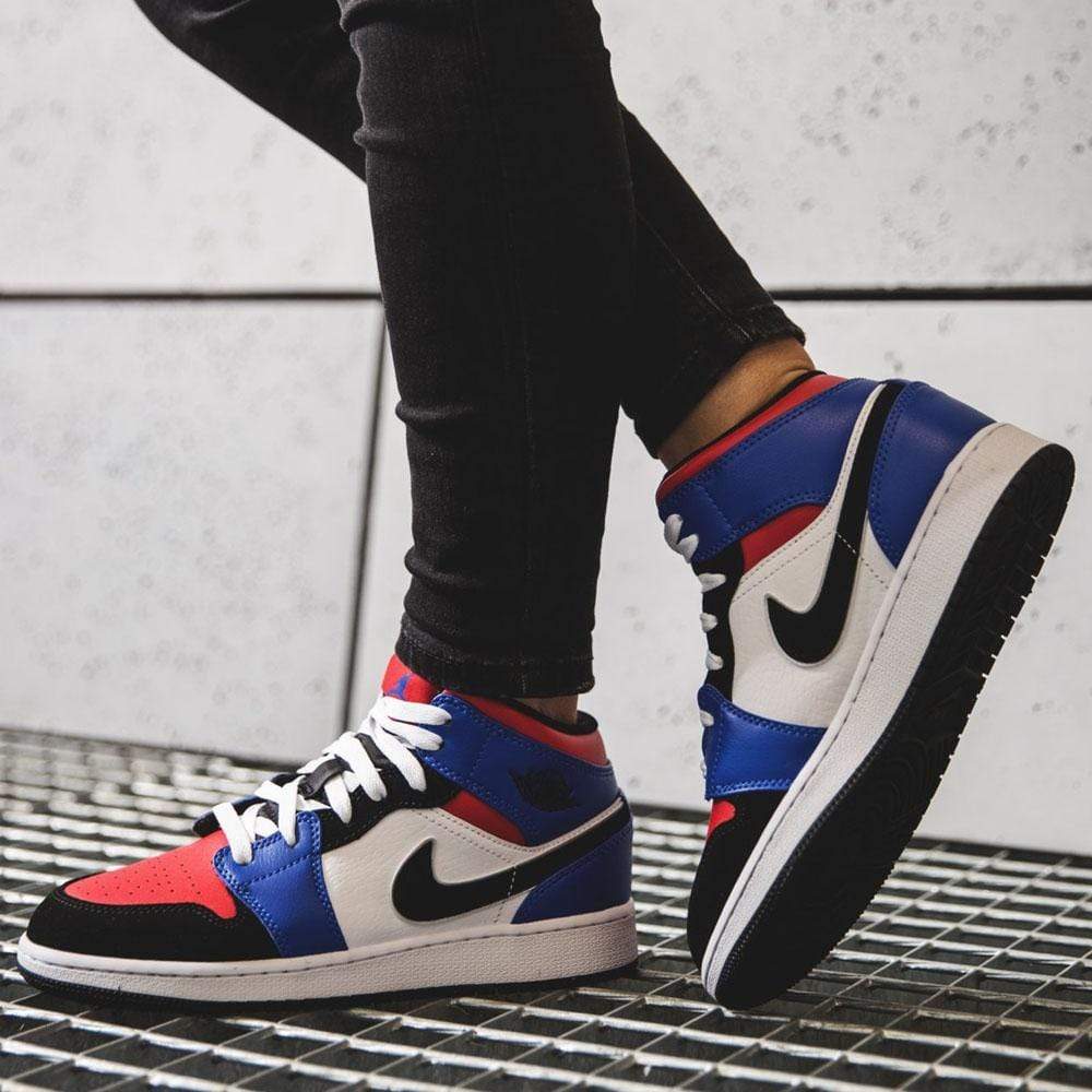 Air Jordan 1 Mid GS 'Top 3' — UK 13.5 | EU 32 | US 1Y — Alternate View 7