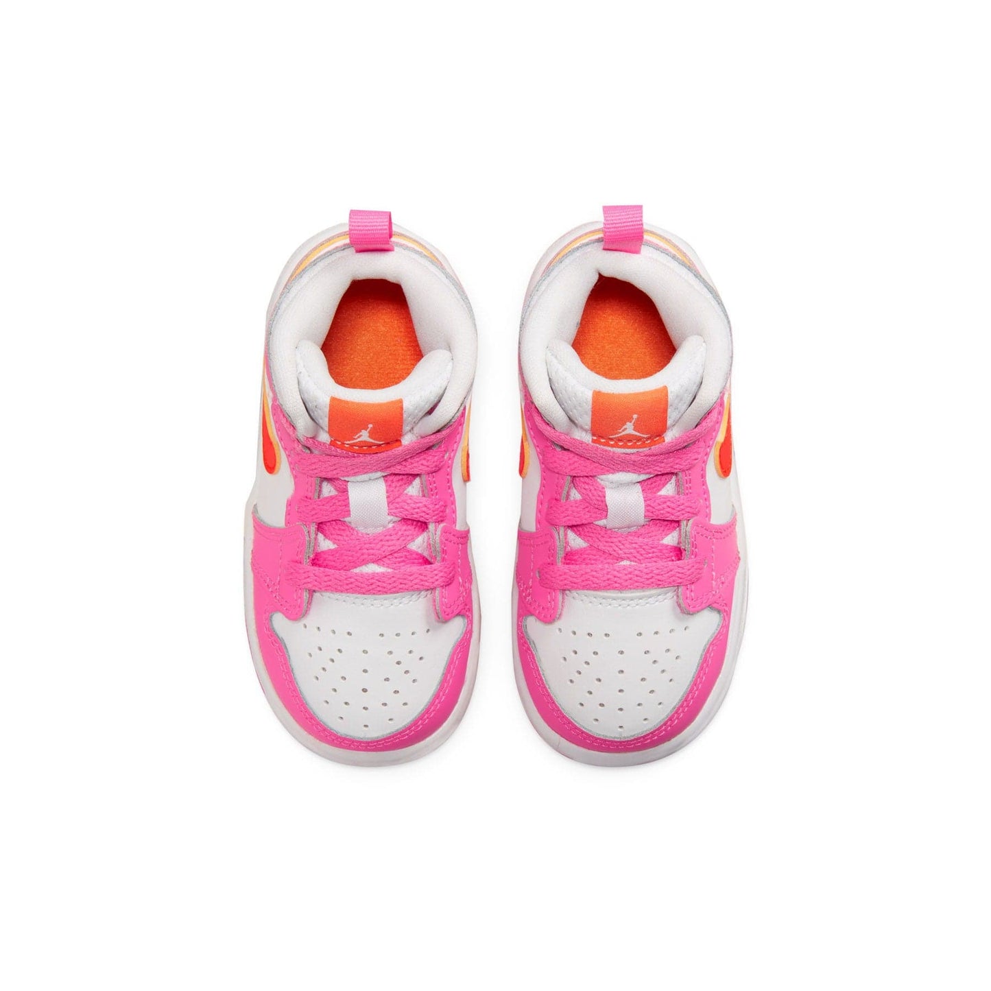Air Jordan 1 Mid TD 'Pinksicle Orange' — UK 0C | EU 15 | US 0C — Detail View