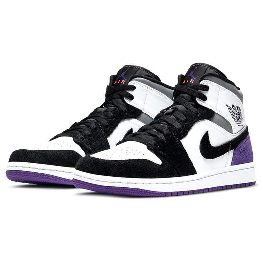 Air Jordan 1 Mid SE 'Varsity Purple' — UK 3 | EU 35.5 | US 3.5 — Side View
