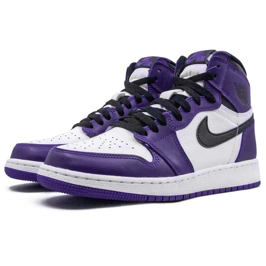 Air Jordan 1 Retro High OG GS 'Court Purple 2.0' — UK 13.5 | EU 32 | US 1Y — Side View