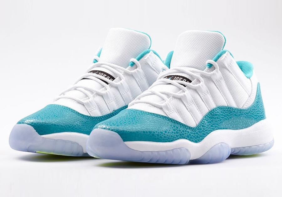 Air Jordan 11 Low GS Aqua Safari — UK 13.5 | EU 32 | US 1Y — Top View