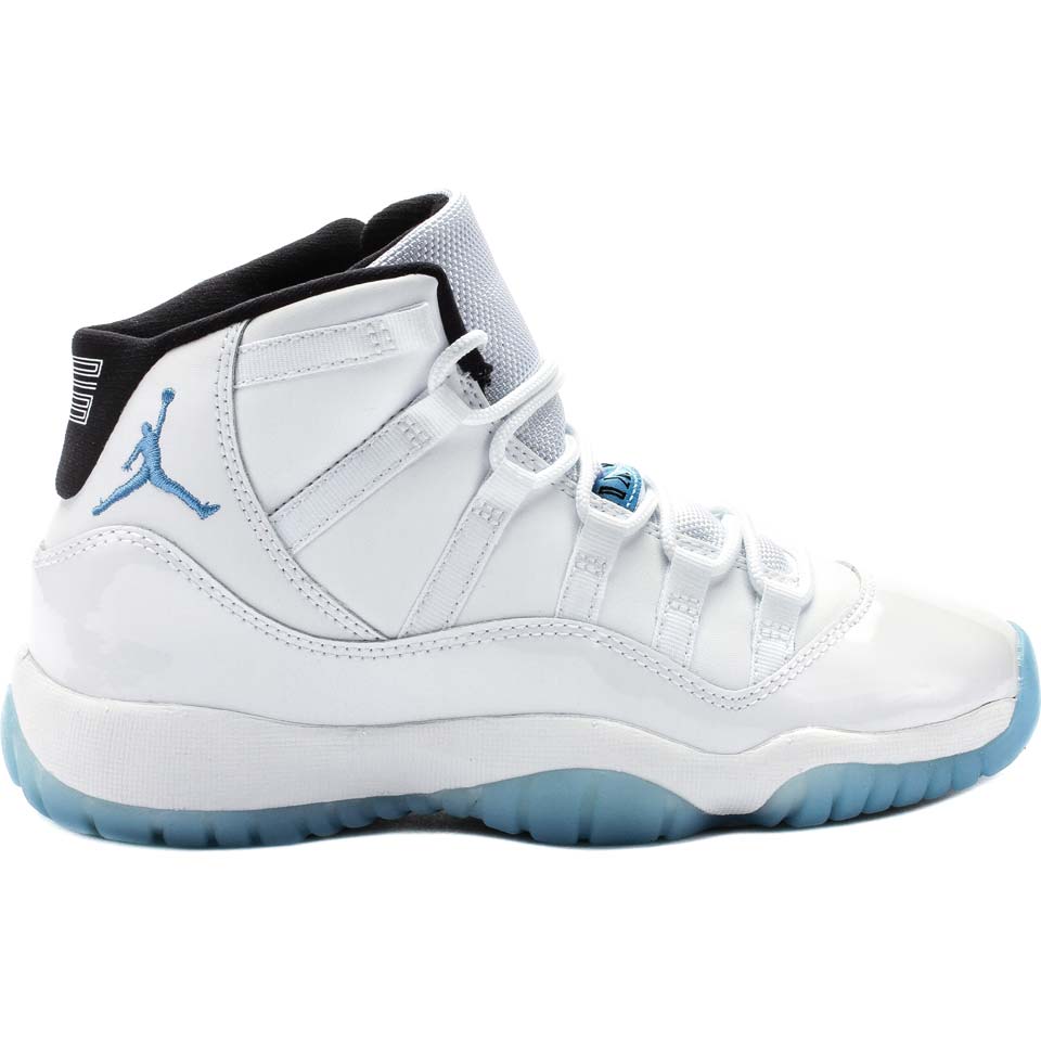 Air Jordan 11 GS Retro Columbia Legend Blue — UK 13.5 | EU 32 | US 1Y — Detail View