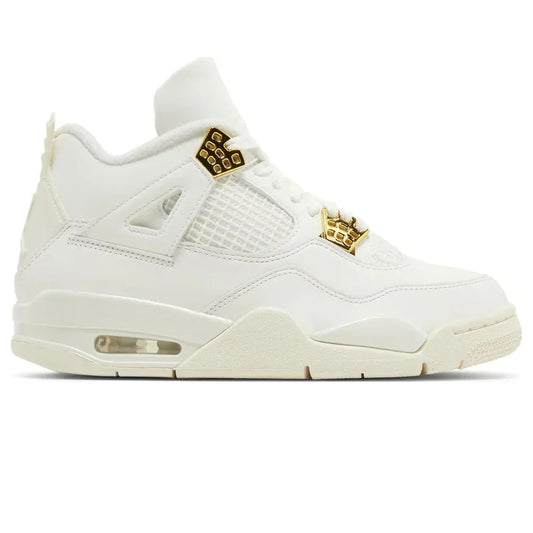 Jordan 4 Retro Metallic Gold W — 3 UK — Side View