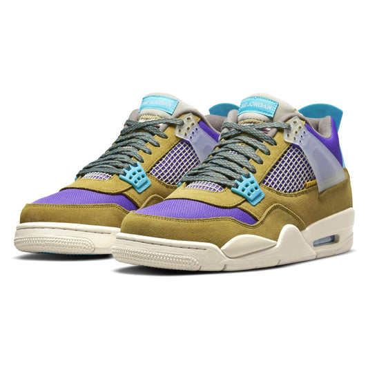 Union LA x Air Jordan 4 Retro ‘Desert Moss’ — UK 3 | EU 35.5 | US 3.5 — Side View