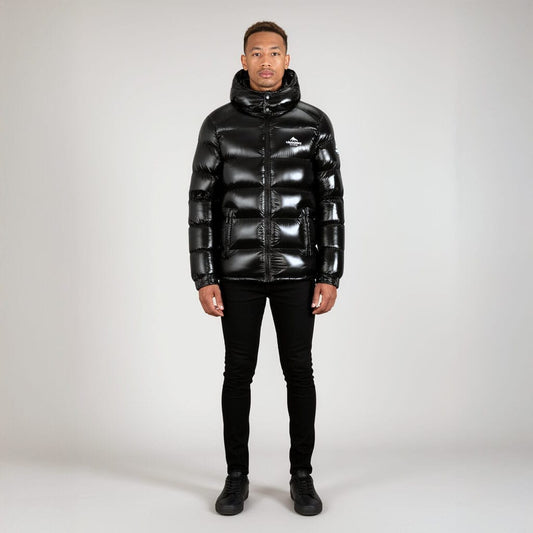 Helvetica Mountain Pioneers Space Hooded Jacket — S — Side View