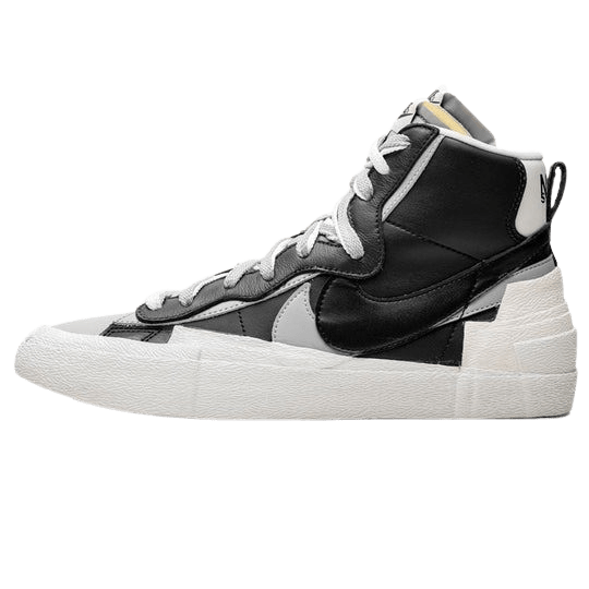 Sacai x Nike Blazer Mid 'Black Grey' — UK 3 | EU 35.5 | US 3.5 — Front View