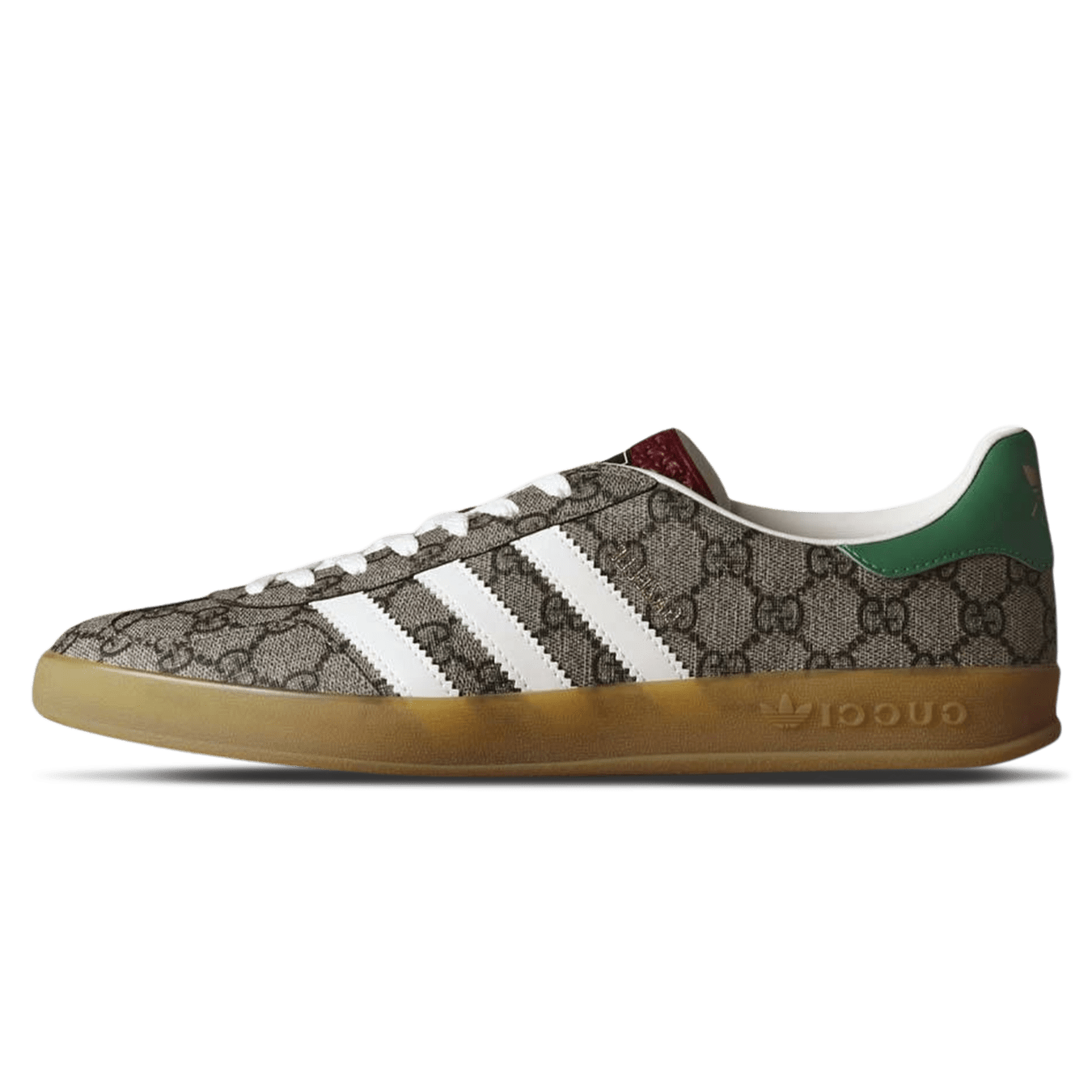 Gucci x Adidas Gazelle 'Beige GG Monogram' — UK 3.5 | EU 36 | US 4 — Front View