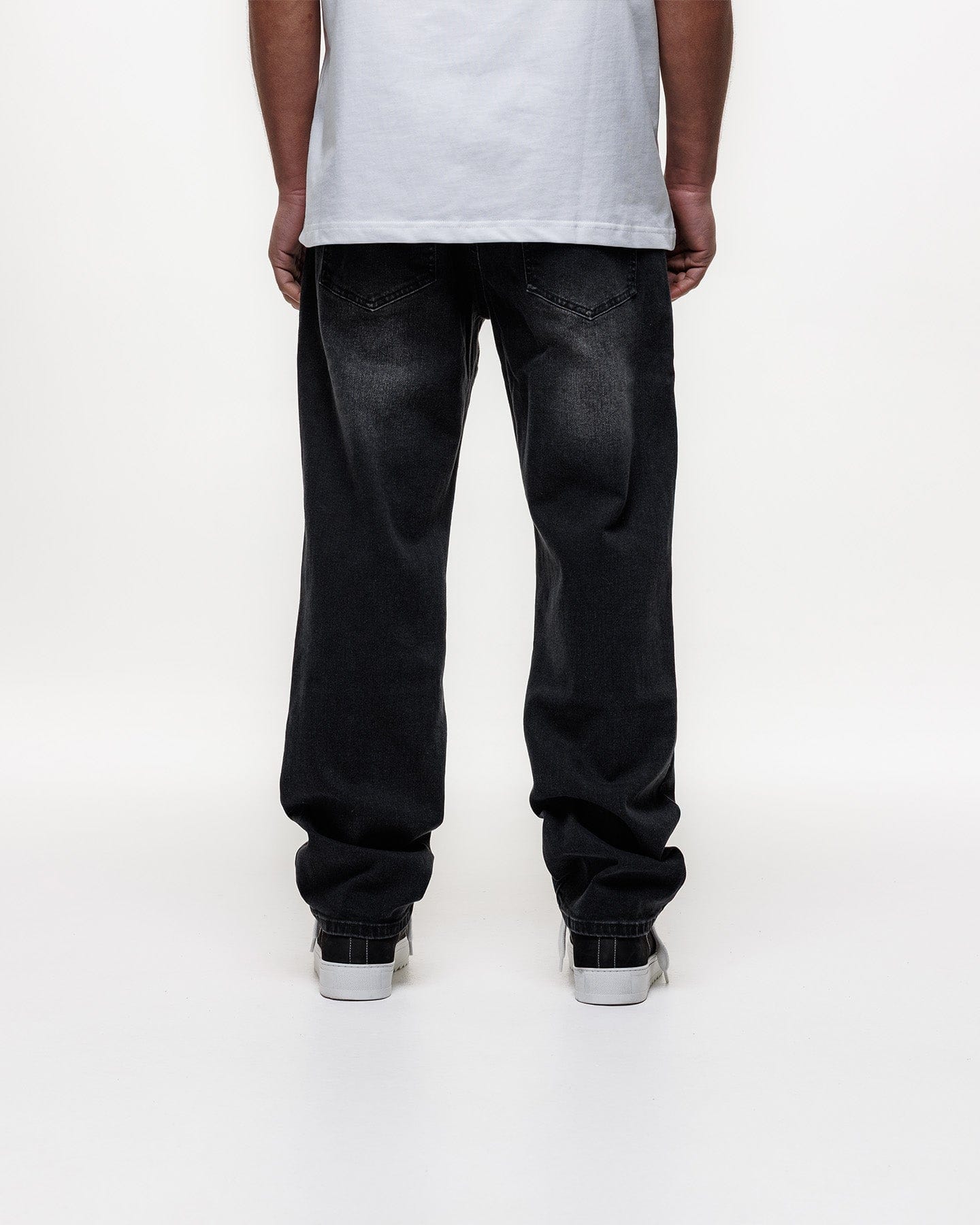 Magiri Core Straight Jeans 'Black' — Black — Size 28 — Lifestyle View