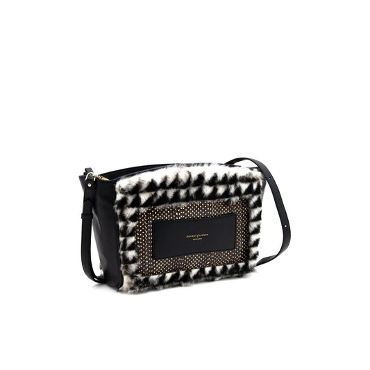 Aspinal of London Tote Marylebone Shoulder Bag - Small in Black, Leather — Side View