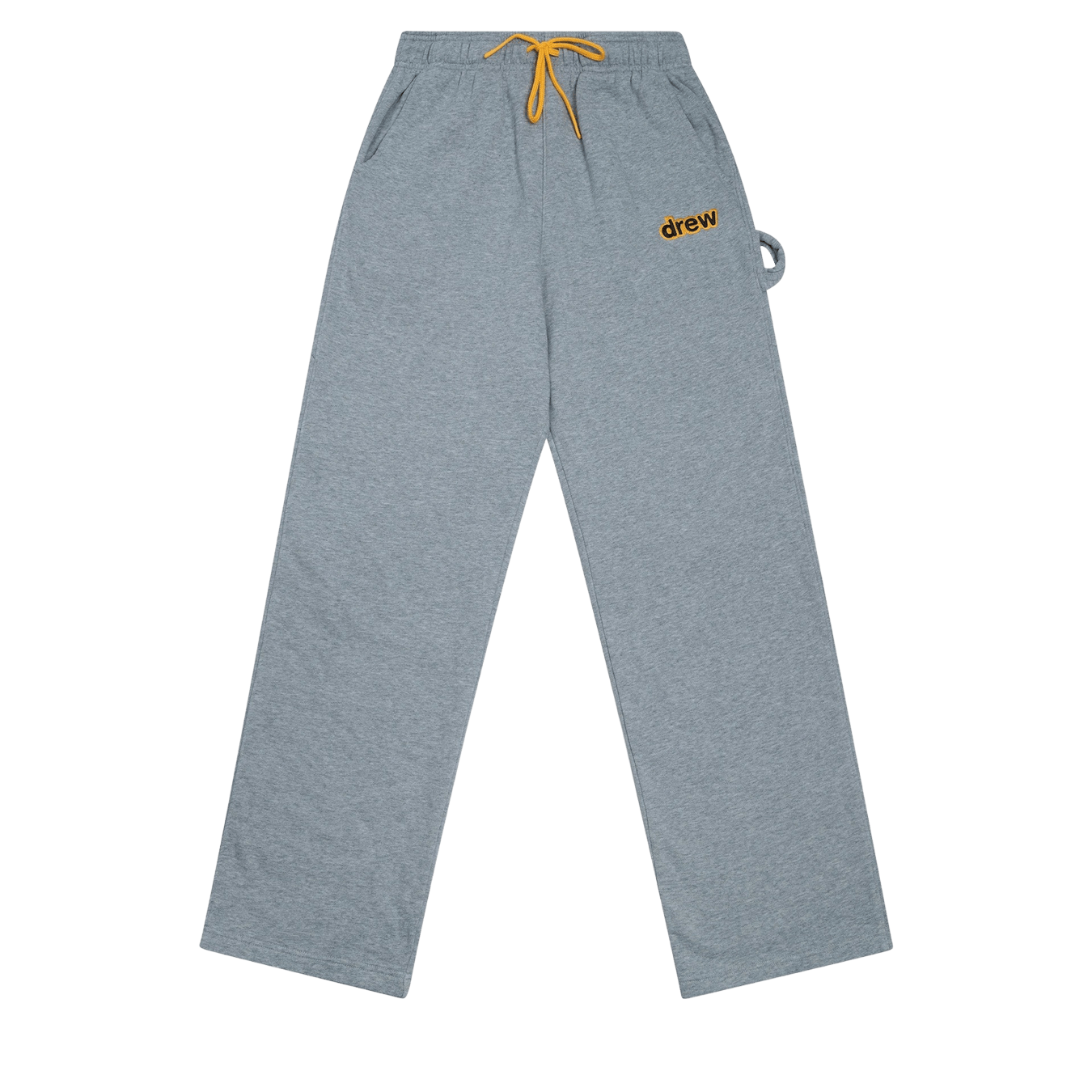 Drew House Secret Carpenter Sweatpant - Heather Grey — XXS — Front View