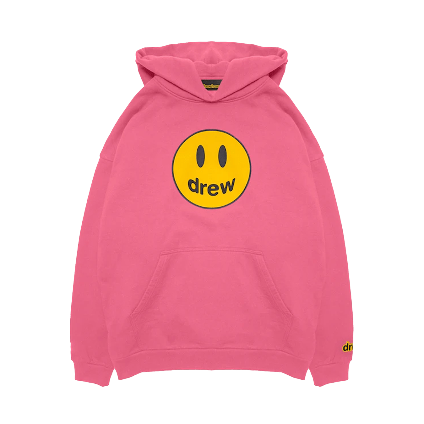 Drew House Mascot Pullover Hoodie 'Hot Pink' — XXS — Front View