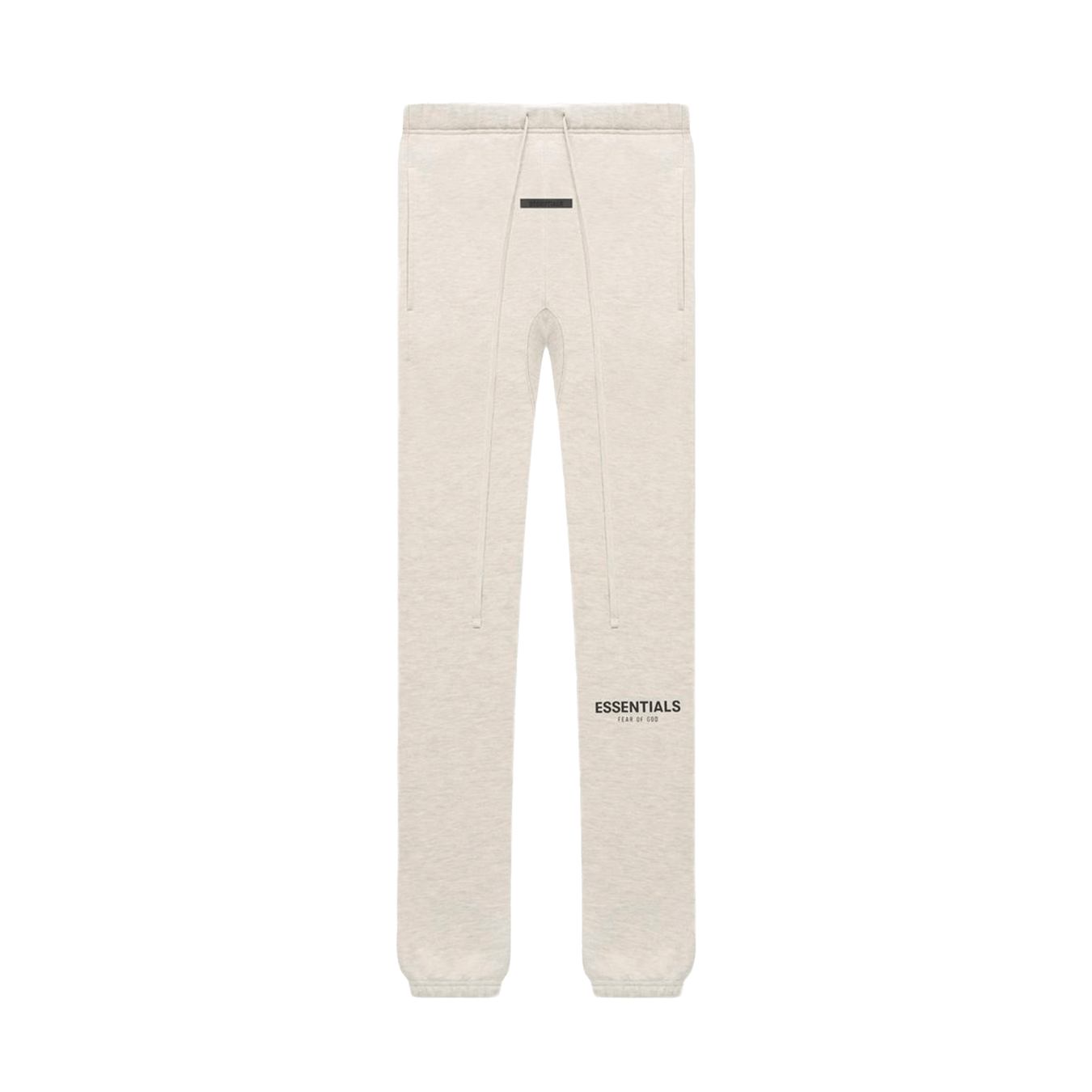 Fear of God Essentials Core Cellection Sweatpant Light Heather Oatmeal — XXS — Front View