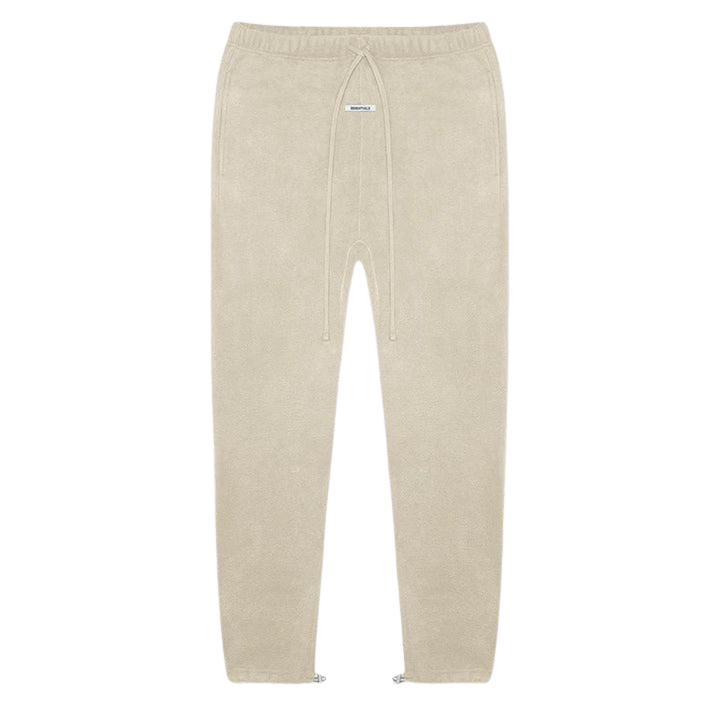 FEAR OF GOD ESSENTIALS Polar Fleece Sweatpants Olive/Khaki — XXS — Front View