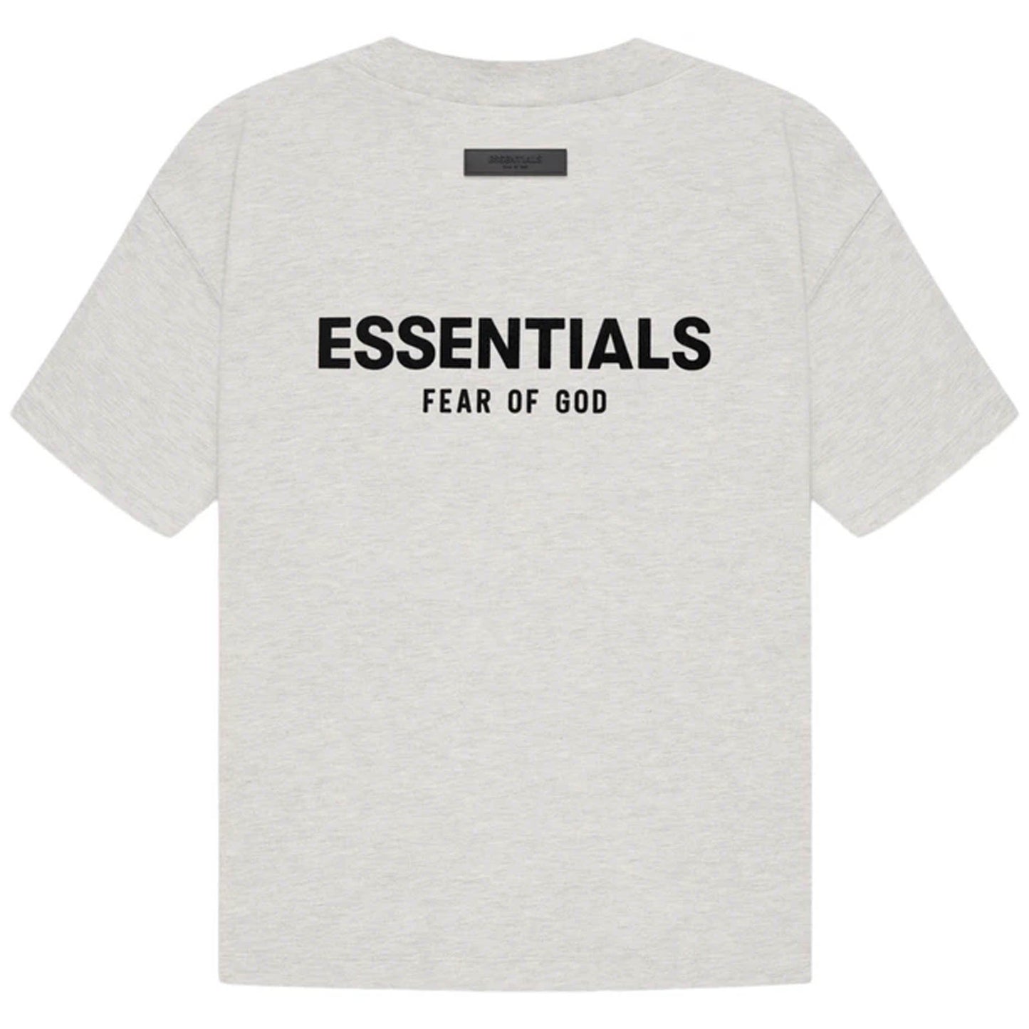Fear of God Essentials T-shirt 'Light Oatmeal' FW22 — XXS — Side View