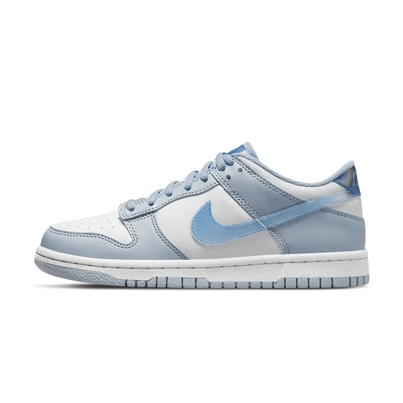Nike Dunk Low Next Nature GS 'Blue Whisper Lenticular' — UK 13.5 | EU 32 | US 1Y — Front View