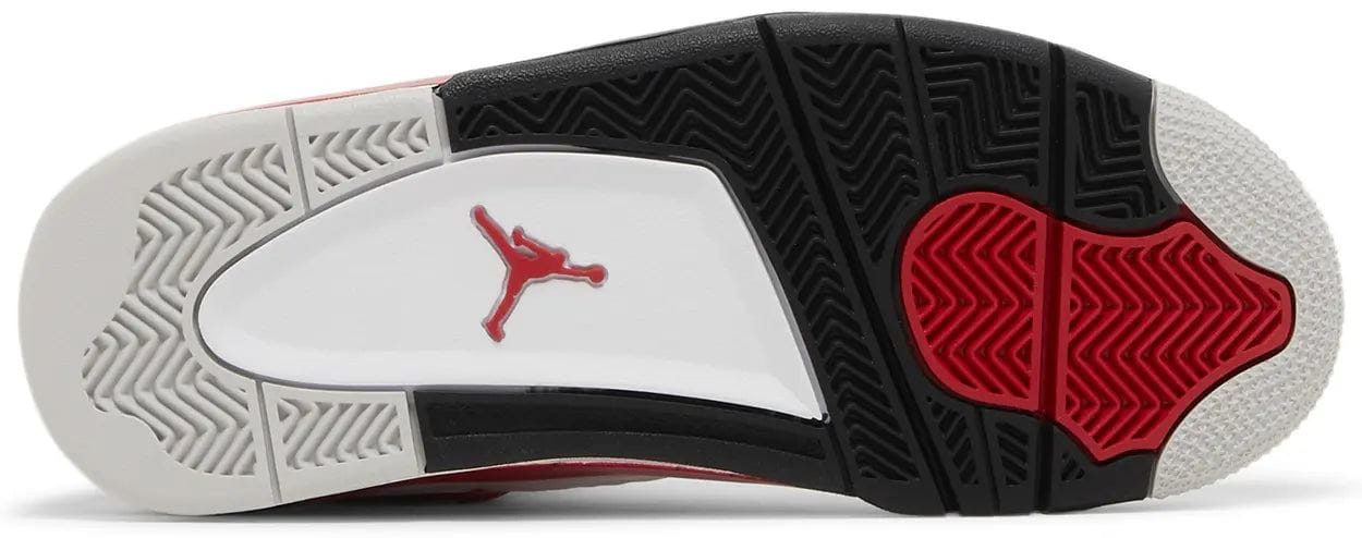 Air Jordan 4 Retro GS 'Red Cement' — 3 UK — Detail View