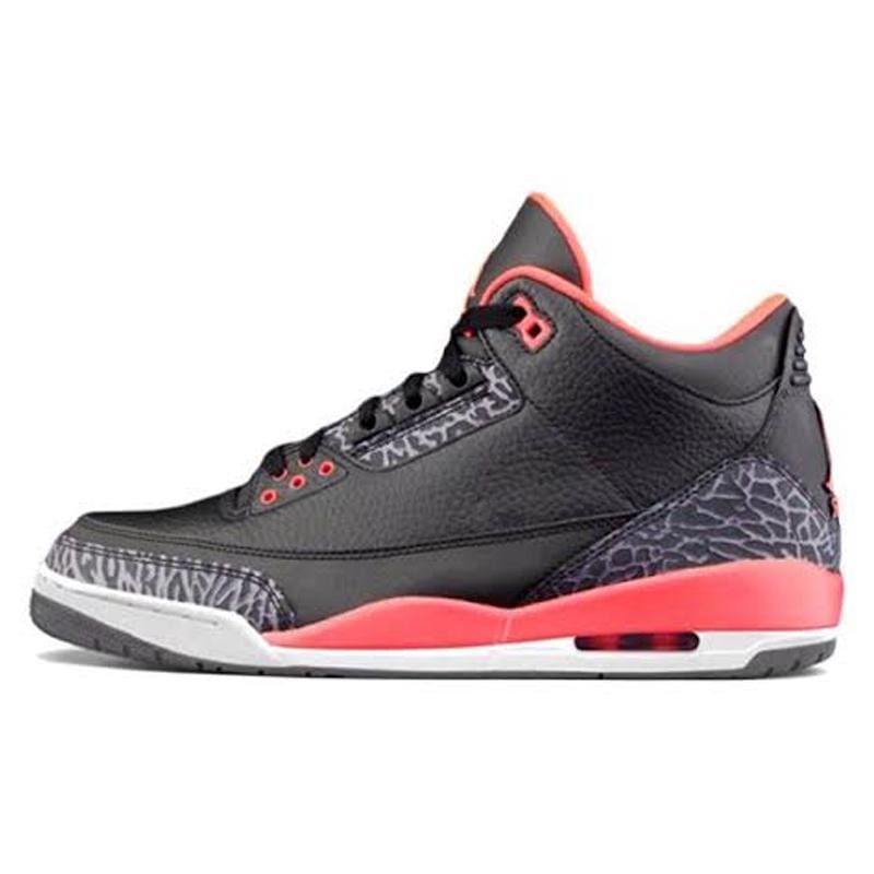 Air Jordan 3 " Crimson" — UK 3 | EU 35.5 | US 3.5 — Front View