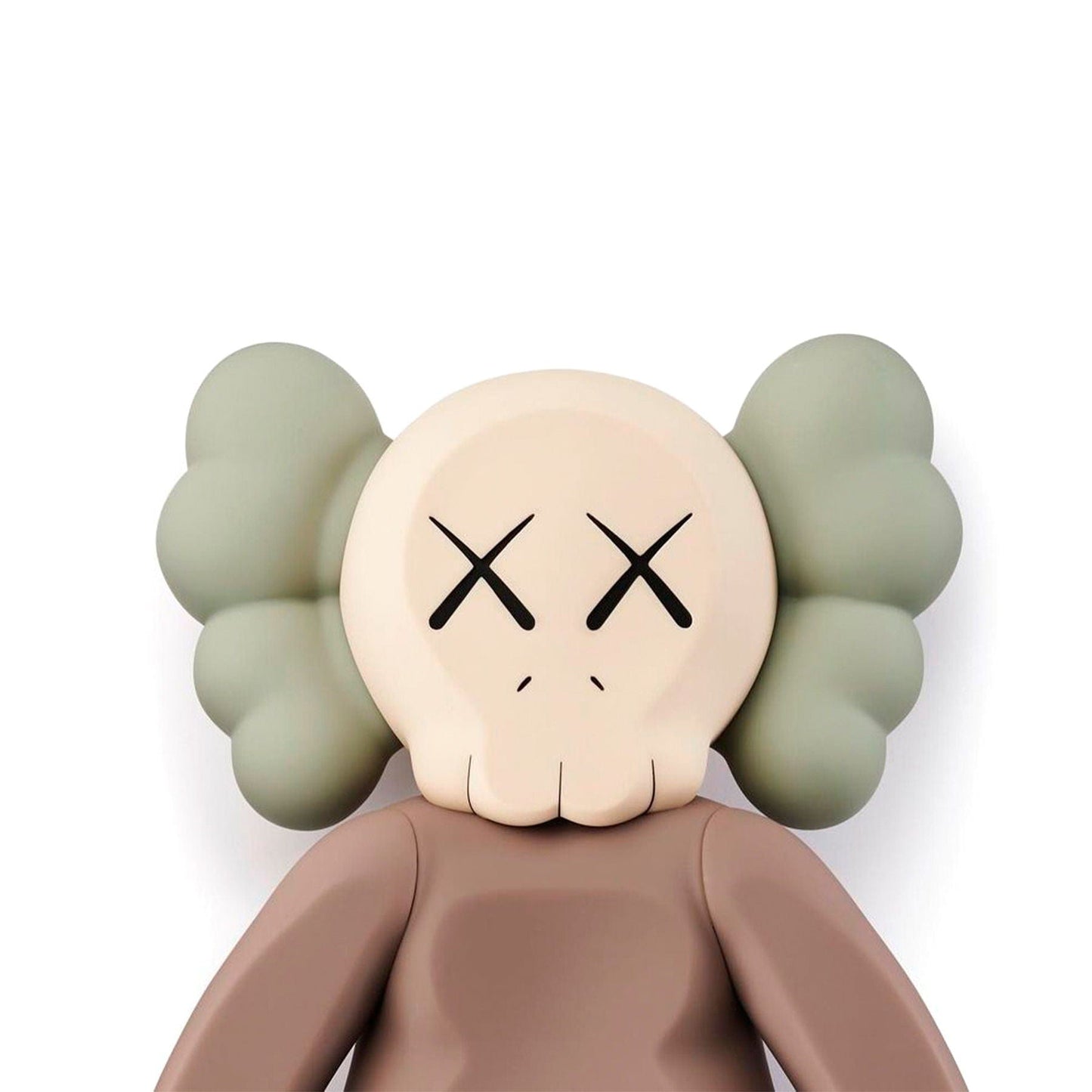 KAWS Companion 2020 Vinyl Figure Brown — Top View