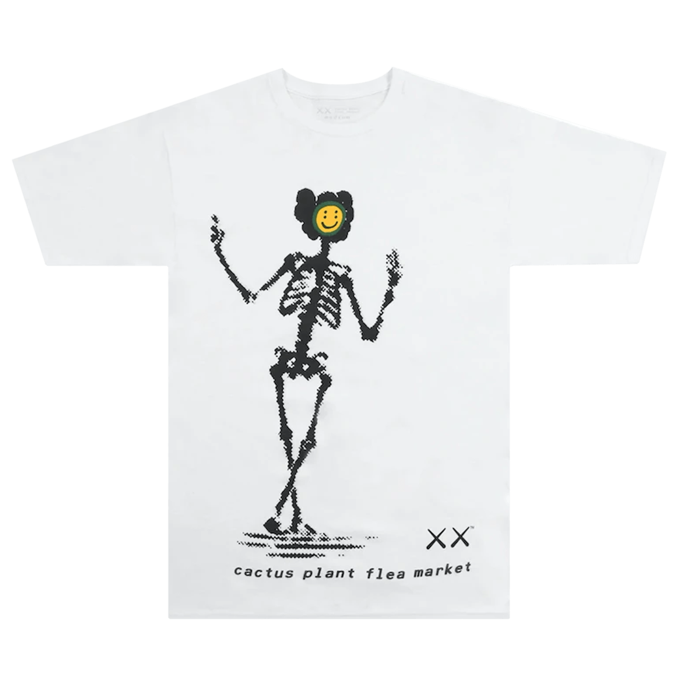 Cactus Plant Flea Market x KAWS Shirt 'White' — XXS — Front View