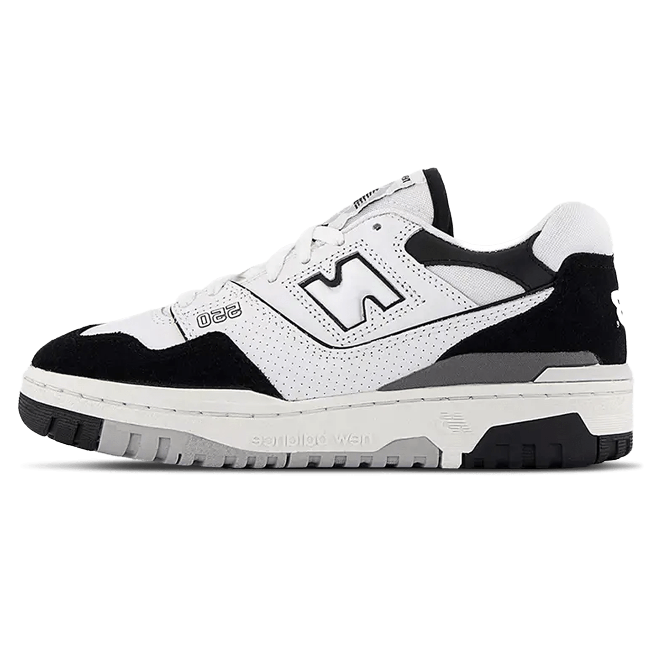 New Balance 550 'White Black' — UK 3.5 | EU 36 | US 4 — Front View