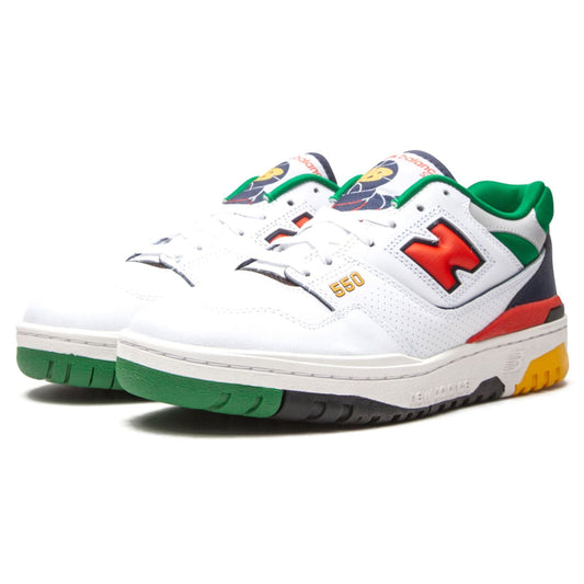 New Balance 550 ‘Oak Leaf Green Red’ — UK 3.5 | EU 36 | US 4 — Side View