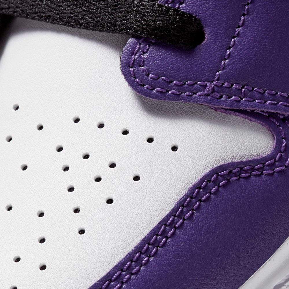 Air Jordan 1 Low GS "Court Purple White" — UK 13.5 | EU 32 | US 1Y — Alternate View 7