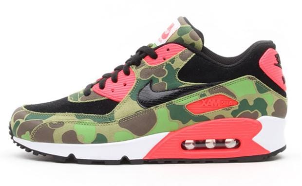 Nike Air Max 90 Duck Hunter Camo — UK 3 | EU 35.5 | US 3.5 — Front View