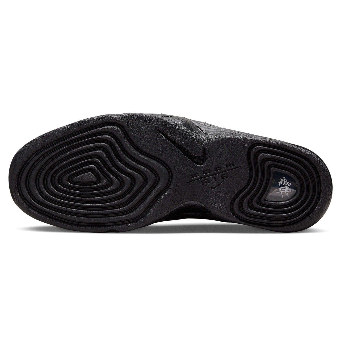 Stussy x Nike Air Penny 2 'Black' — UK 3 | EU 35.5 | US 3.5 — Detail View