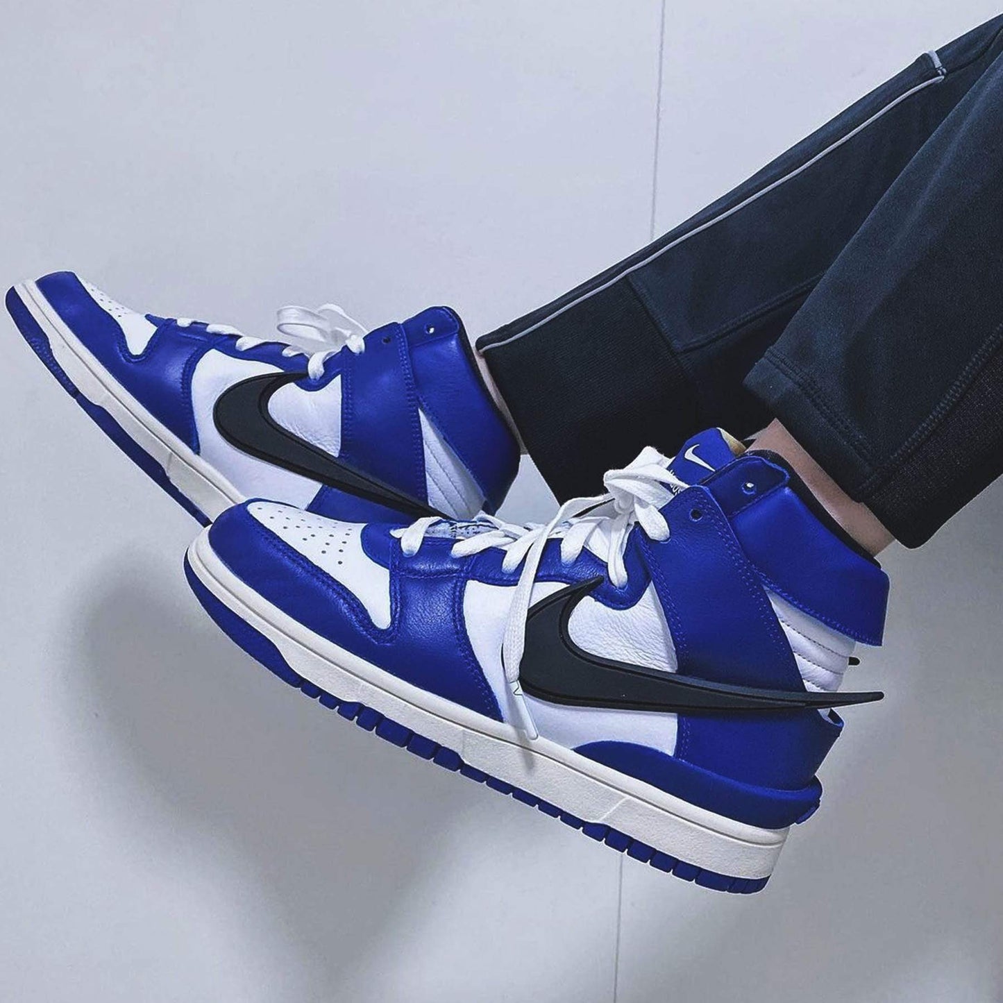 AMBUSH x Nike Dunk High 'Deep Royal' — UK 3 | EU 35.5 | US 3.5 — Lifestyle View