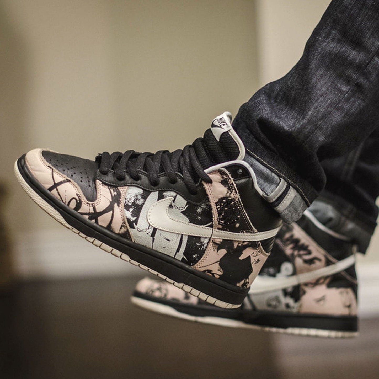 Futura x UNKLE x Nike Dunk High Pro SB 'Unkle' — UK 3 | EU 35.5 | US 3.5 — Alternate View 7