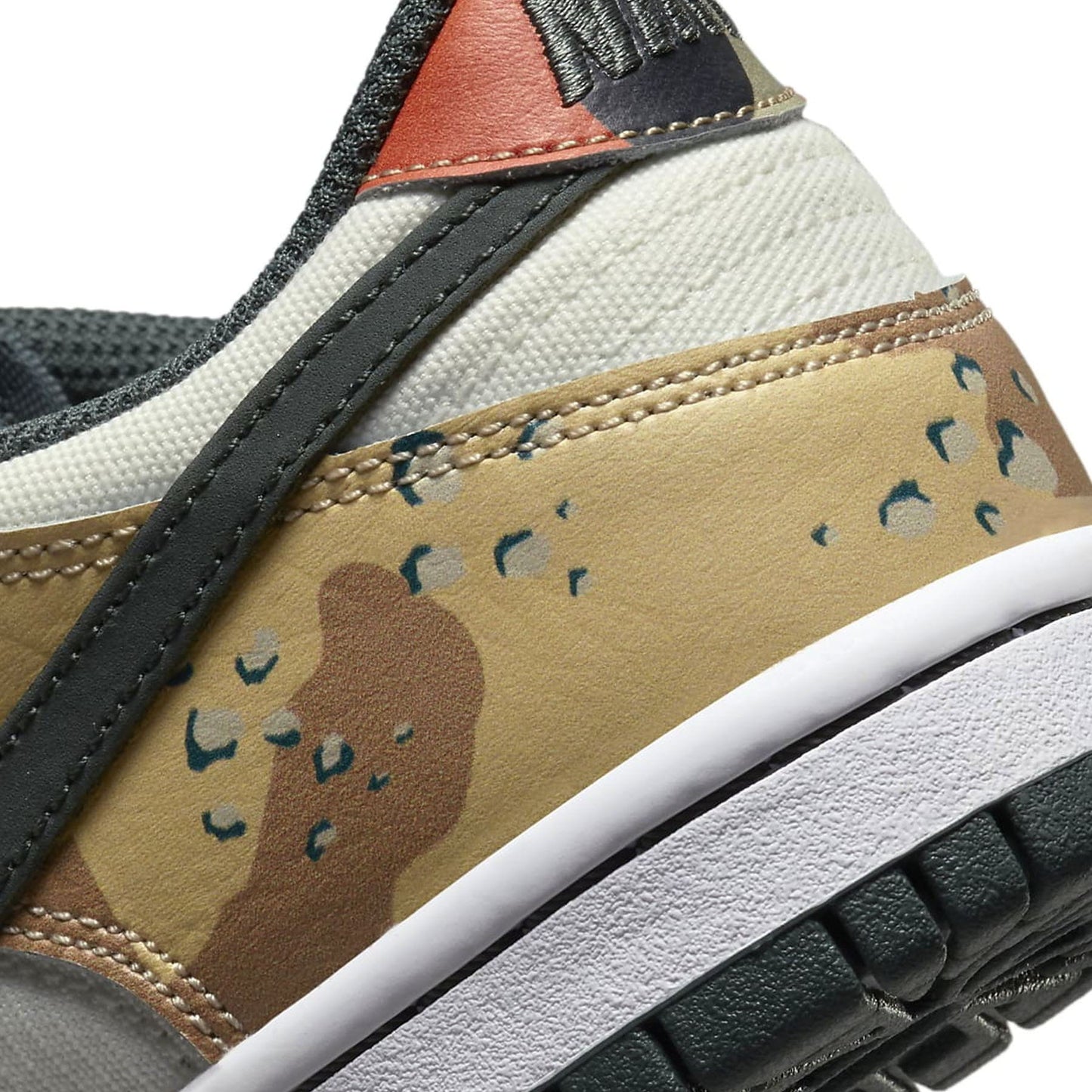 Nike Dunk Low SE GS 'Sail Multi-Camo' — UK 13.5 | EU 32 | US 1Y — Lifestyle View