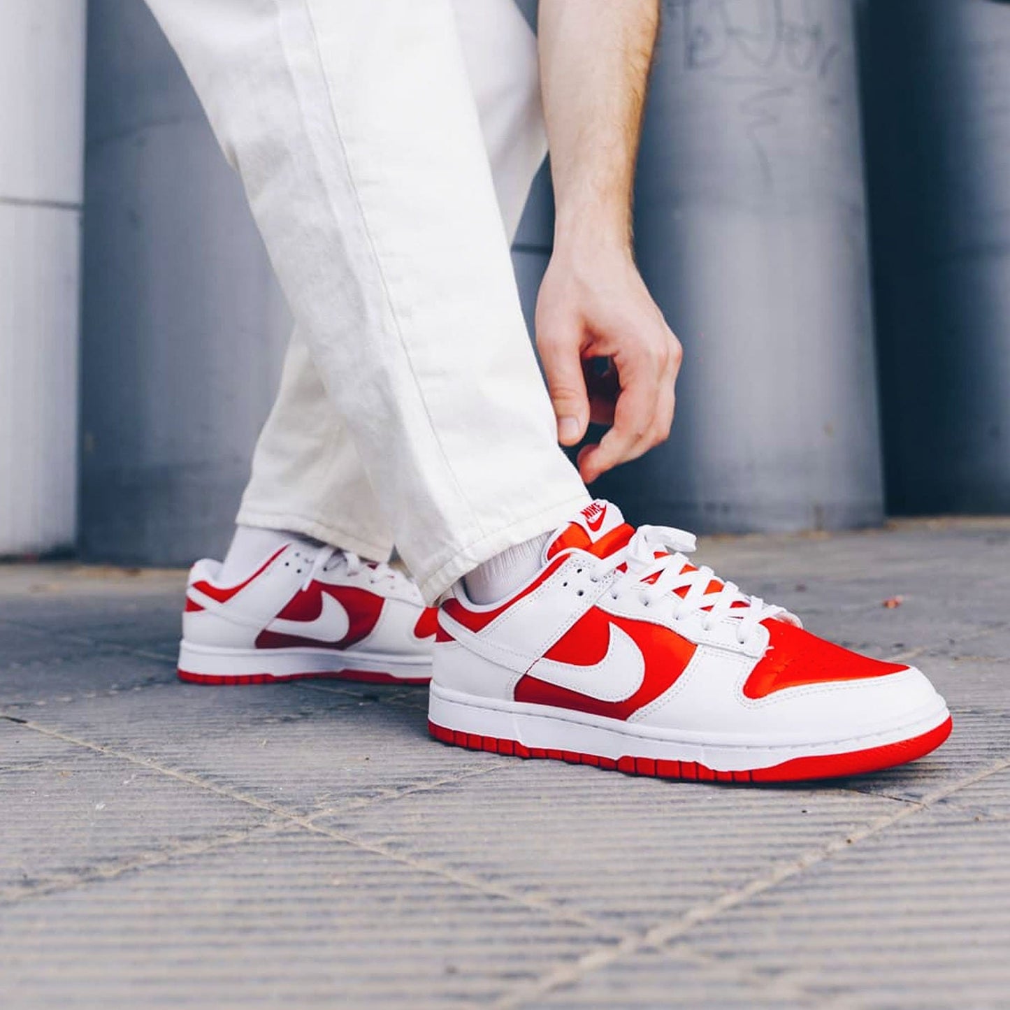 Nike Dunk Low 'White University Red' — UK 3 | EU 35.5 | US 3.5 — Alternate View 7