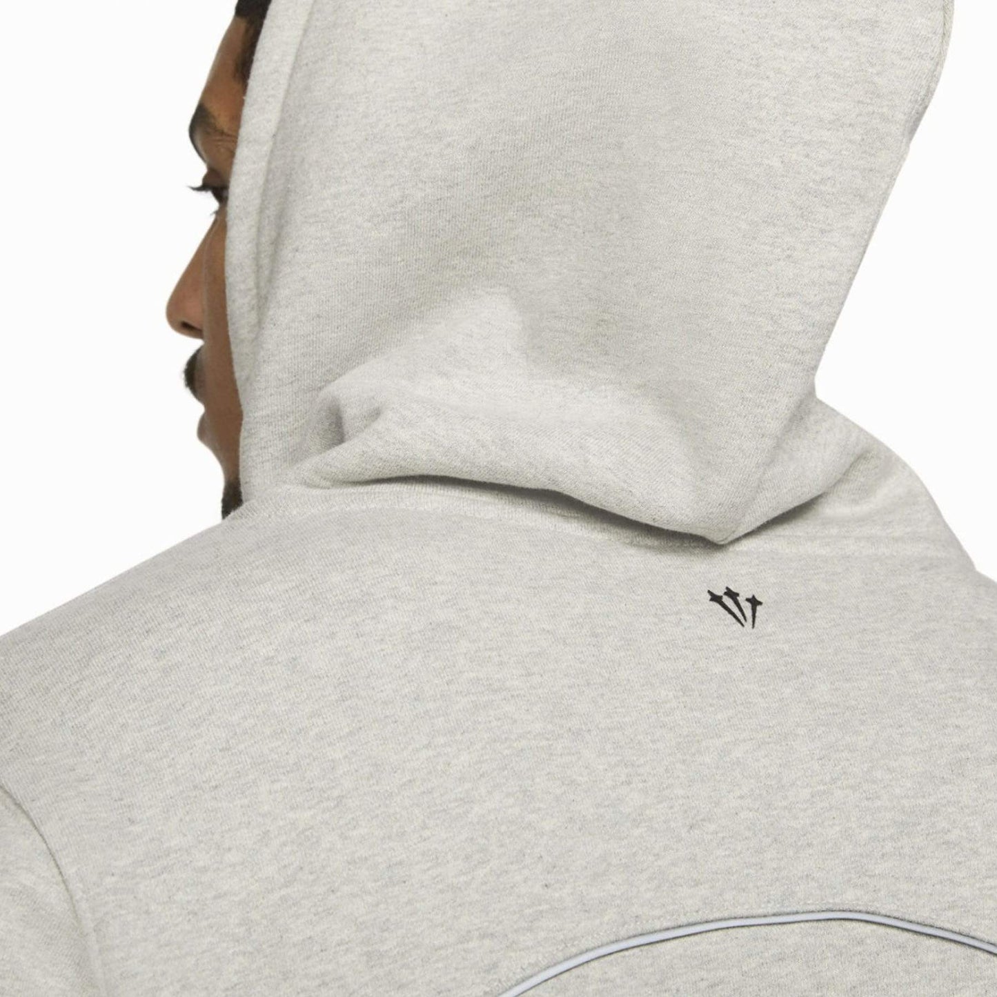 Nike x Drake NOCTA Cardinal Stock Hoodie Grey — XXS — Lifestyle View