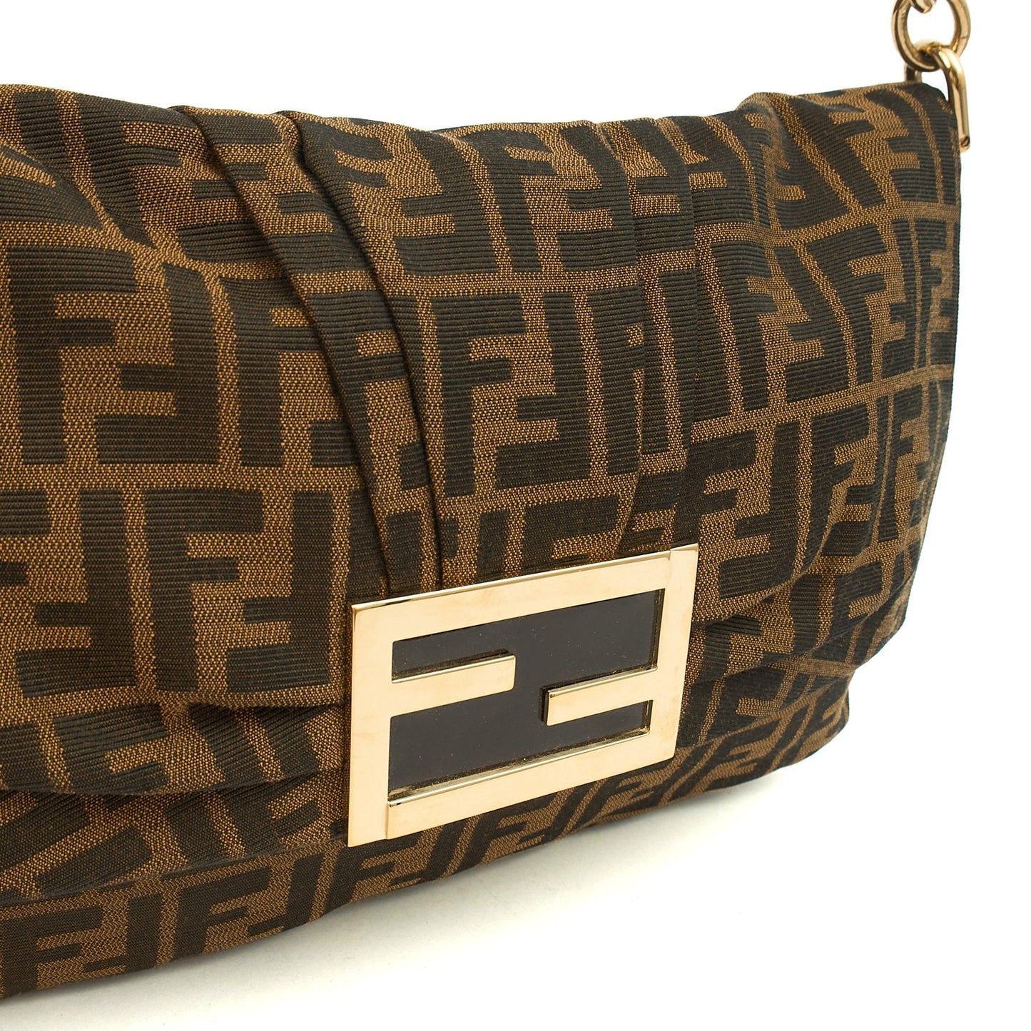 Fendi Shoulder Bag Zucca Shoulder Bag in Zucca FF, Canvas — Alternate View 7