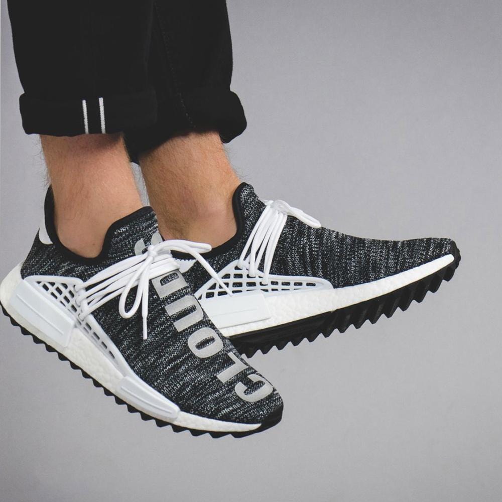 Pharrell Williams x adidas NMD Human Race Trail Core Black-White — UK 3.5 | EU 36 | US 4 — Alternate View 8