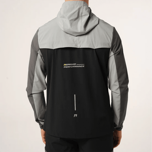 Reprimo RP Flight Windbreaker Jacket 'Black Neon' — XXS — Side View