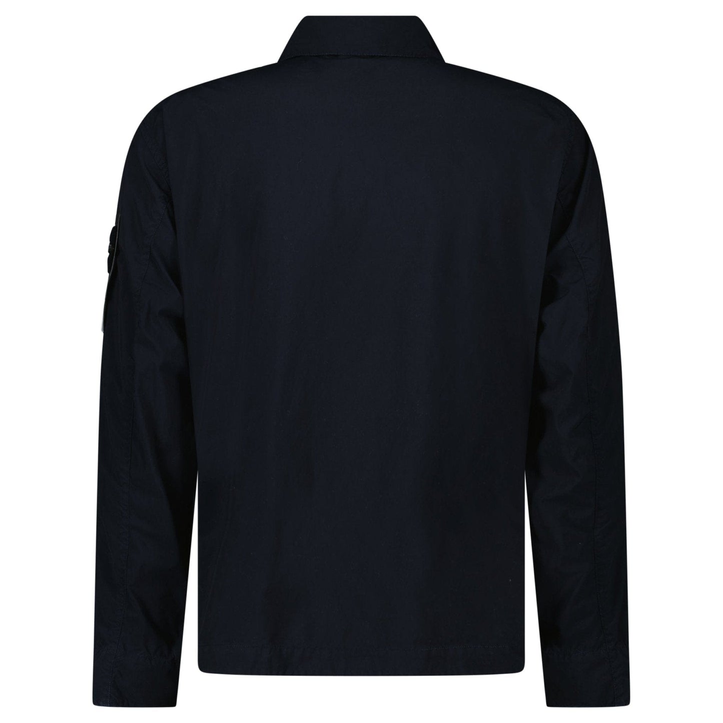 Stone Island Light Compact Jacket in Navy — S — Back View