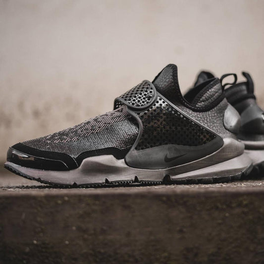 Nike x Stone Island Sock Dart Mid - Black & Sail — UK 3 | EU 35.5 | US 3.5 — Side View