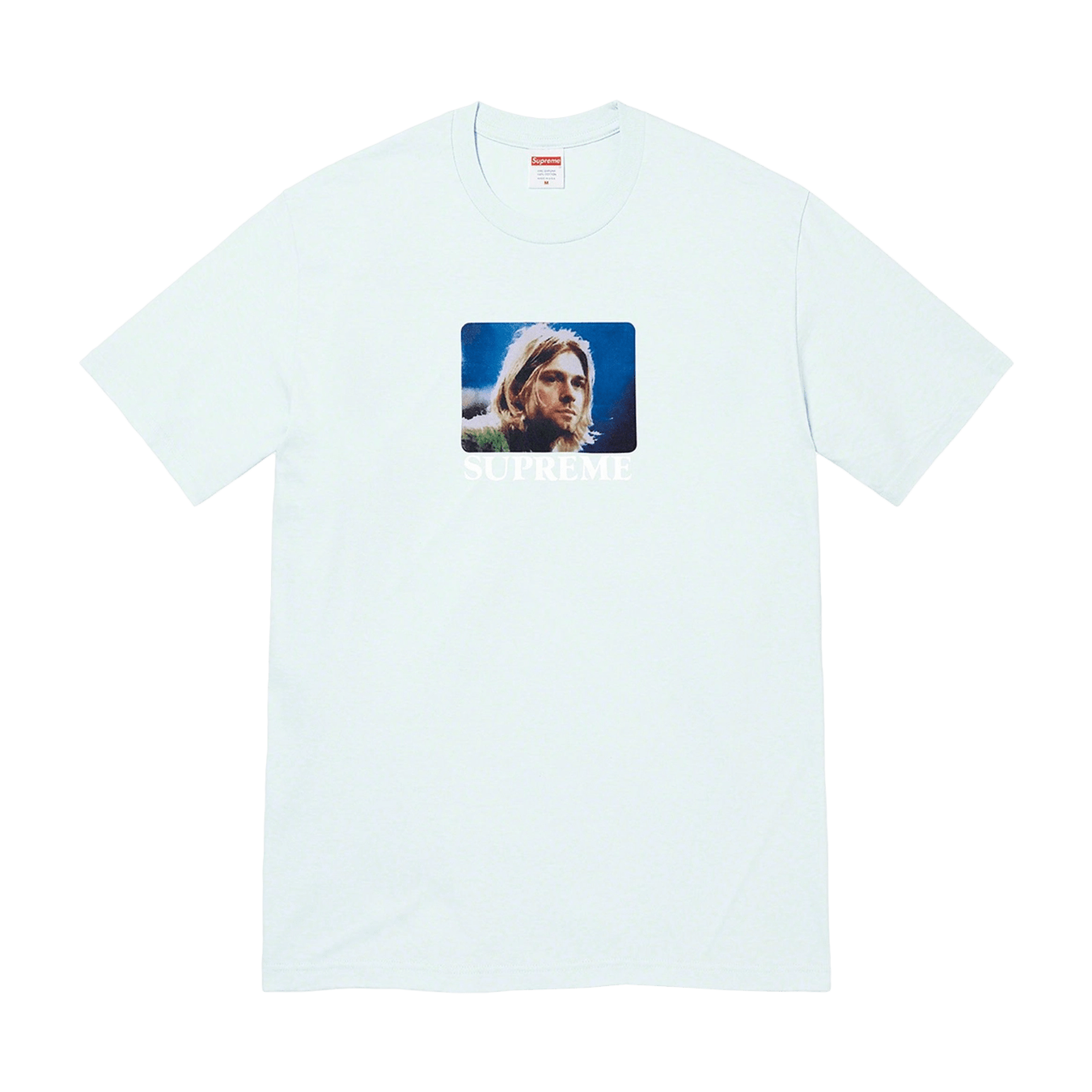 Supreme Kurt Cobain Tee 'Pale Blue' — XXS — Front View